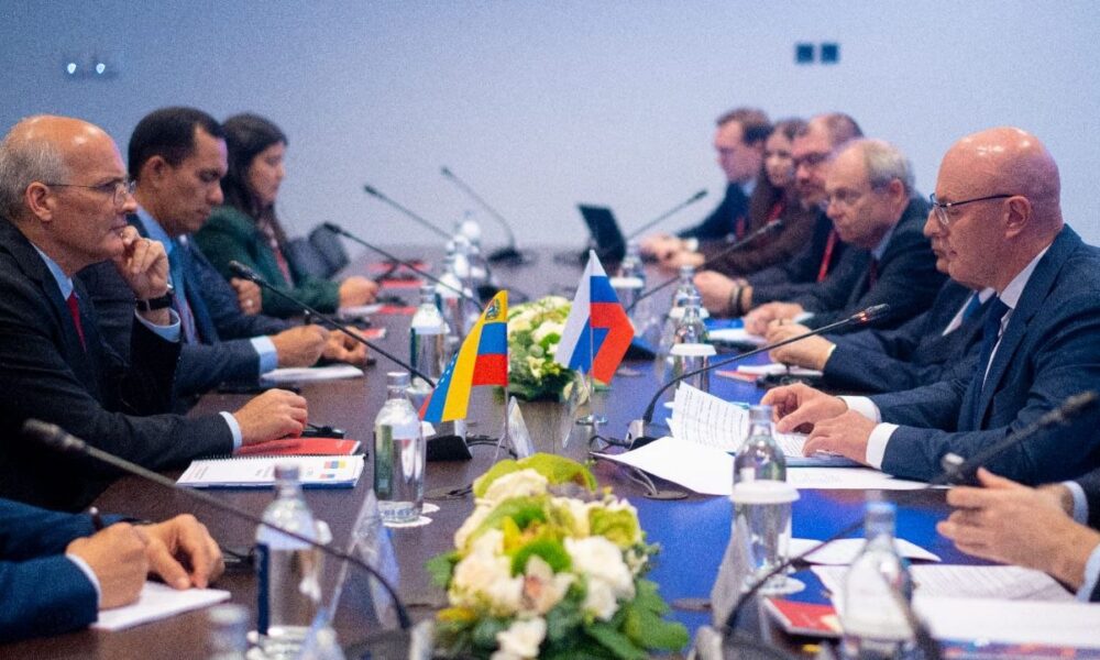Copresidentes de Comisión Mixta de Alto Nivel Venezuela-Rusia revisan agenda conjunta de trabajo