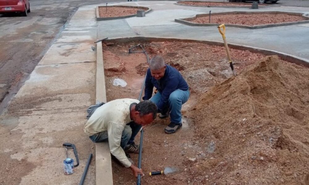 Avanza construcción de la nueva plaza Negro Primero en Maturín