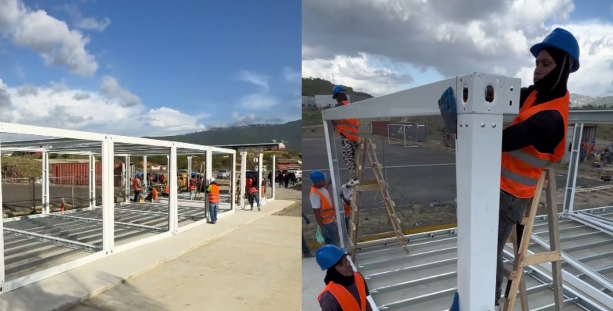 Avanza instalaciones de campamentos perdurables en Ciudad Caribia