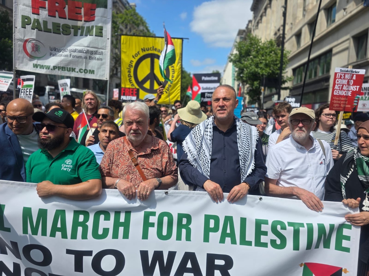 Londinenses exige embargo de armas a Israel