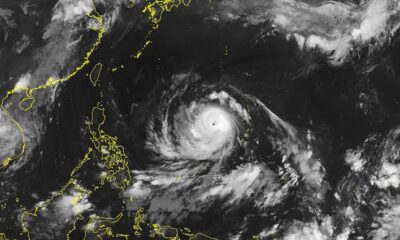 El Supertifón Bavi avanza con más violencia hacia el sur de Japón