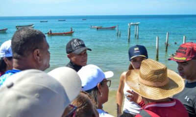 Ministra Cabello inspecciona playas de las Costas de Barlovento