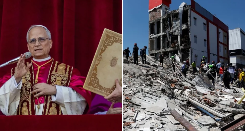 Papa León XIV envía primera ayuda de 100.000 euros a afectados por el terremoto en Colombia