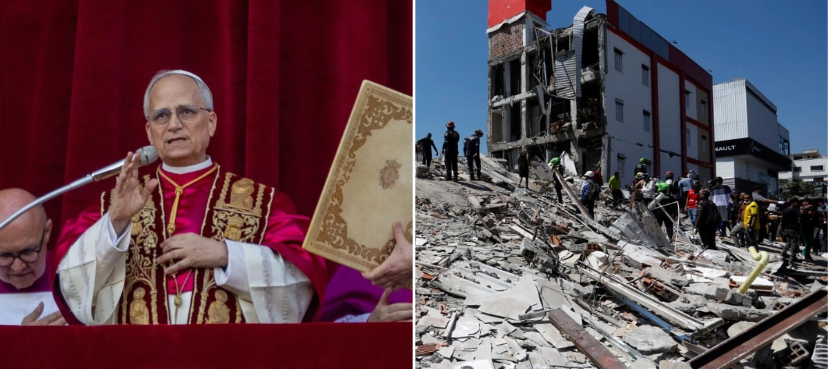 Papa León XIV envía primera ayuda de 100.000 euros a afectados por el terremoto en Colombia