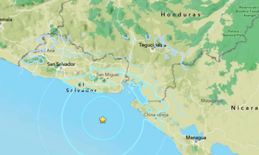 Sismo de magnitud 5,7 sacude El Salvador
