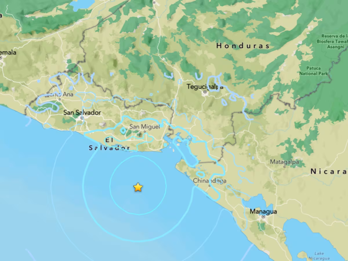 Sismo de magnitud 5,7 sacude El Salvador