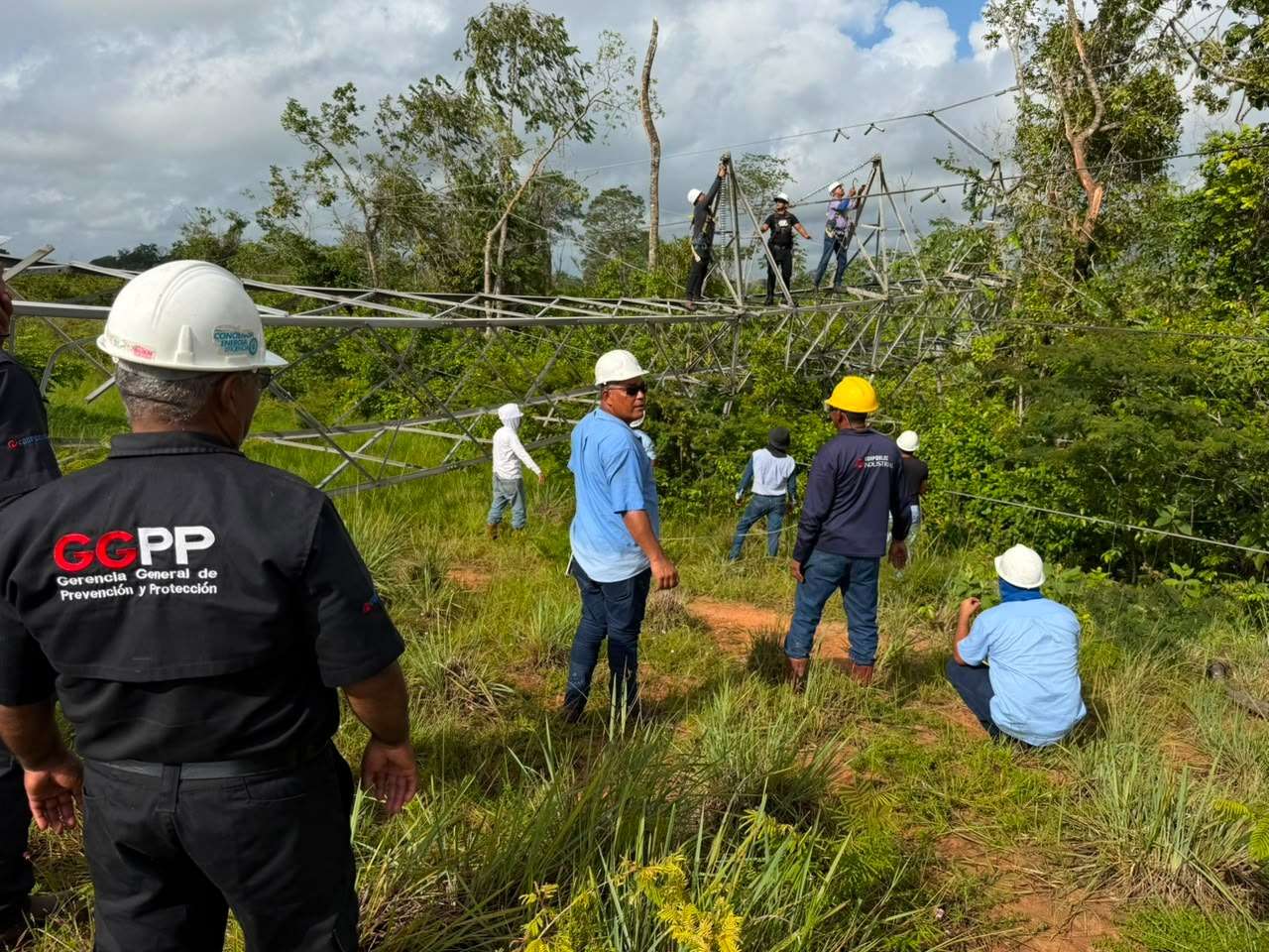 Corpoelec recupera servicio en zonas de Monagas afectadas por lluvias