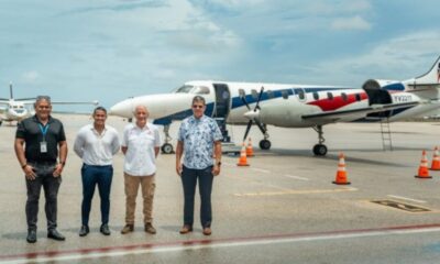 Arriba a Aruba primer vuelo chárter desde Caracas