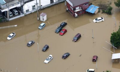 Fuertes lluvias en Japón dejan 10 muertos y severas inundaciones