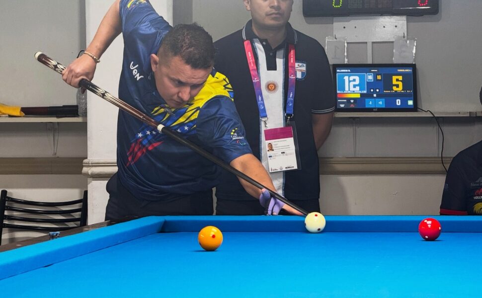 Billar venezolano destaca con oro y plata en Juegos Suramericanos Santa Fe