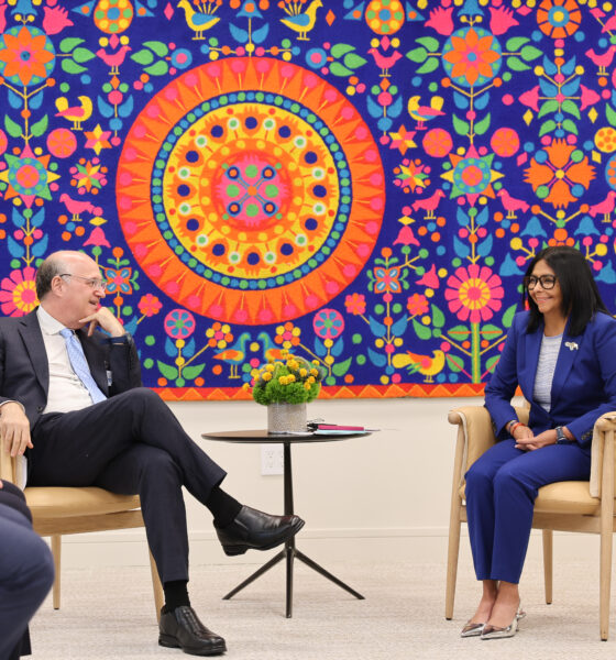 Presidenta Delcy Rodríguez se reune con autoridades del Banco Interamericano de Desarrollo en Nueva York