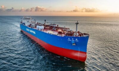 China culminó su primer buque de gas licuado de diseño propio