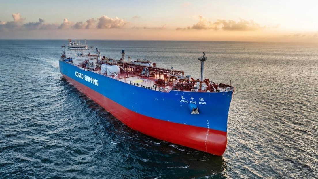 China culminó su primer buque de gas licuado de diseño propio