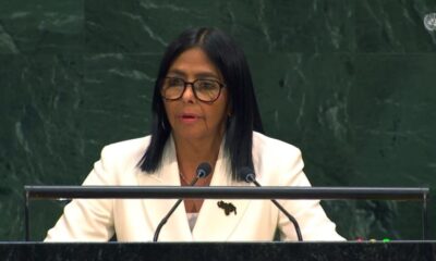 Delcy Rodíguez ante la ONU: Venezuela ratifica su apego a la paz global