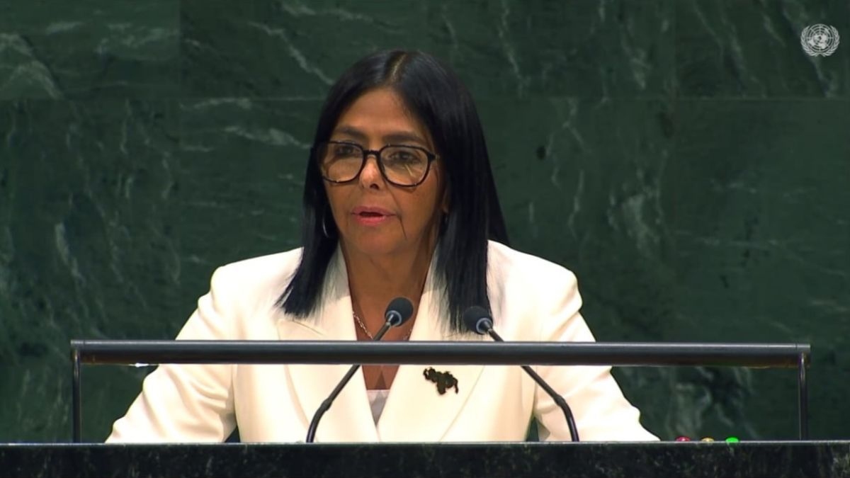 Delcy Rodíguez ante la ONU: Venezuela ratifica su apego a la paz global