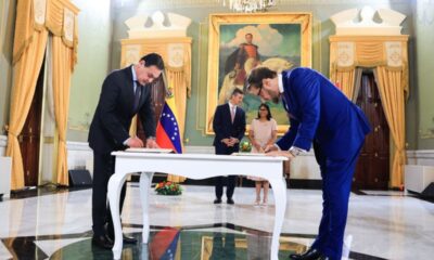 Venezuela y Paraguay suscriben comunicado conjunto tras encuentro en Caracas