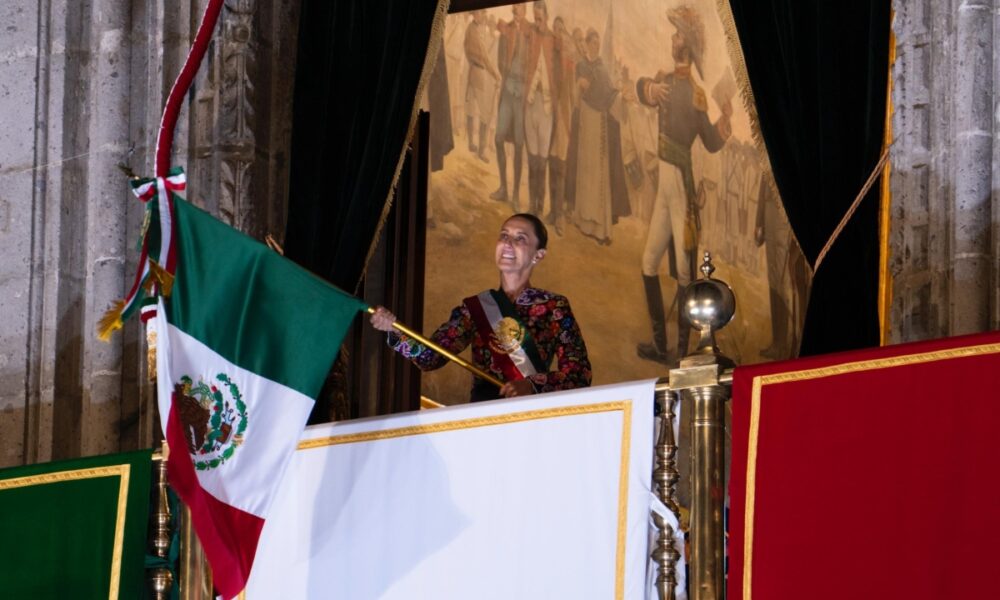 Sheinbaum reivindica soberanía nacional durante Grito de Independencia en México