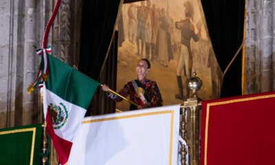 Sheinbaum reivindica soberanía nacional durante Grito de Independencia en México