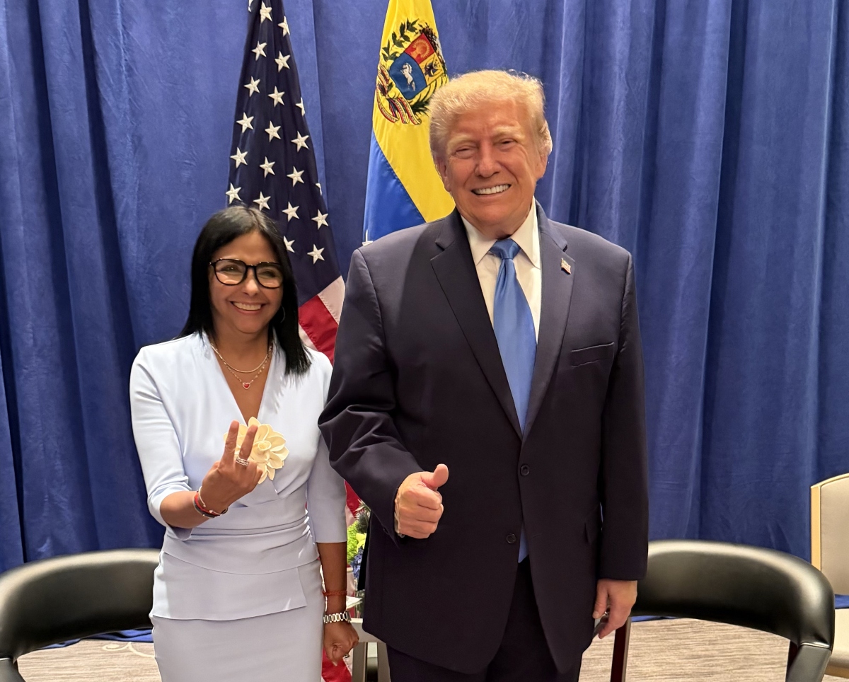 Presidenta Delcy Rodríguez sostuvo reunión con su homólogo Donald Trump