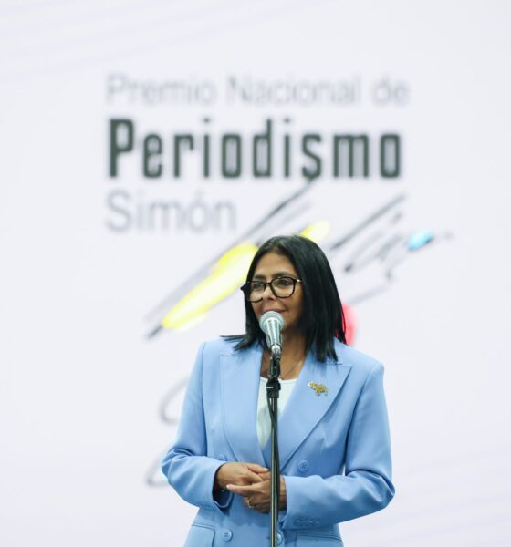 Presidenta Delcy Rodríguez lideró entrega del Premio Nacional de Periodismo Simón Bolívar 2026