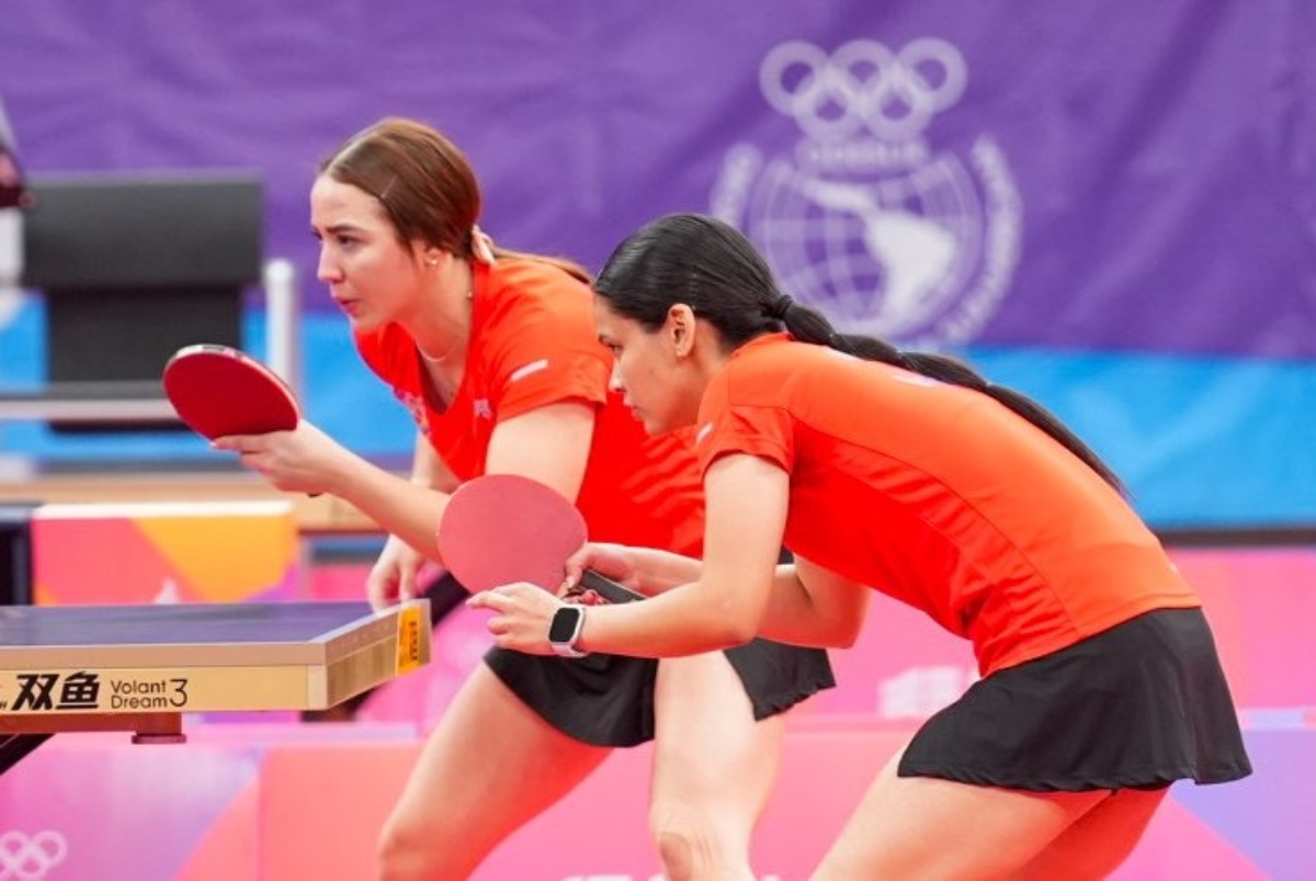 La dupla conformada por Cristina Gómez y Camila Obando conquistan el oro para Venezuela en el tenis de mesa