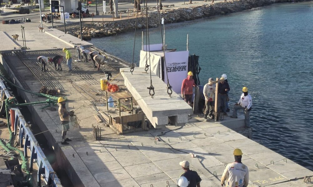 Avanza al 50 % la recuperación del Muelle de Pampatar