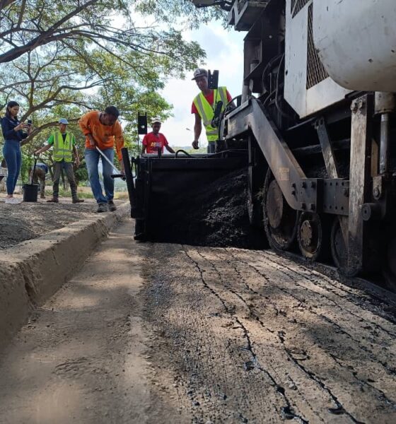 Culmina rehabilitación del tramo Cagua-La Villa tras aplicación de más de 2.000 toneladas de asfalto