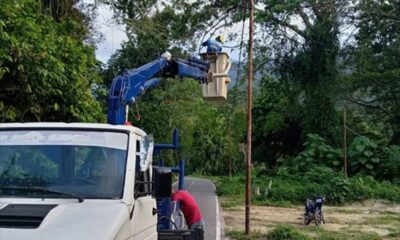 Más de 150 familias de Ocumare beneficiadas con instalación de luminarias y transformador