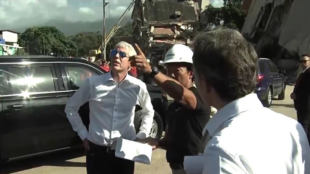 Secretario de Energía de EEUU e ingeniero Miyamoto inspeccionan zonas afectadas en La Guaira