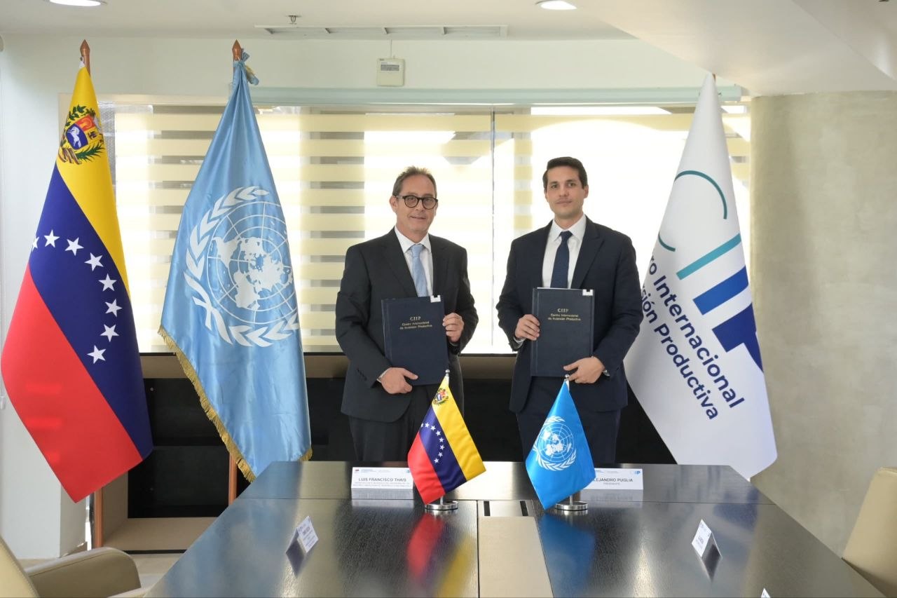 CIIP y PNUD firman acuerdo para atraer inversión y desarrollo sostenible de Venezuela
