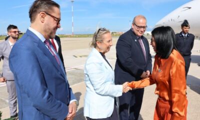 Delcy Rodríguez llega a Italia para intervenir en Foro Mundial de la FAO
