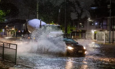 Santiago de Chile declara alerta amarilla por fuertes precipitaciones