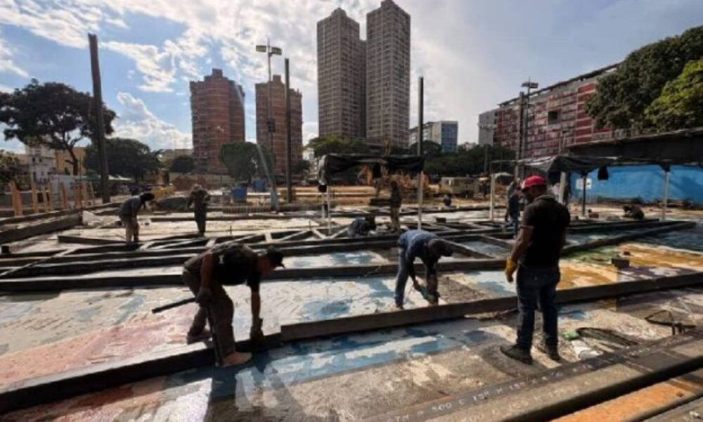 Avanzan obras del Paseo de la Fama de Campeones en avenida Lecuna