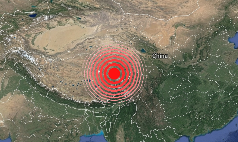 Sismo de magnitud de 7.0 sacude a regiones de Xizang en China