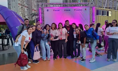 En Caracas iluminan con luces en homenaje a las luchadoras con cáncer