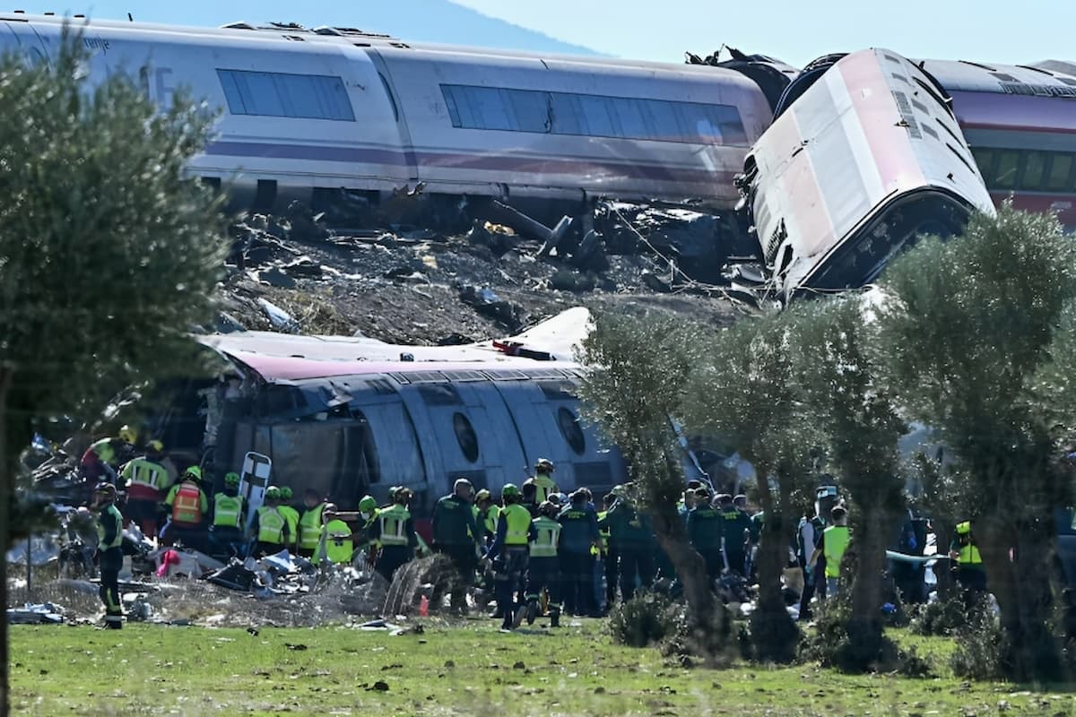 Grave accidente ferroviario: activan organismos de emergencia en España