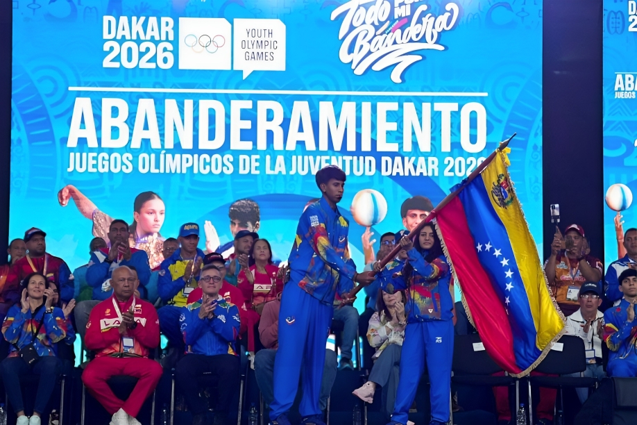 Abanderamiento de la delegación para los Juegos Olímpicos Dakar 2026
