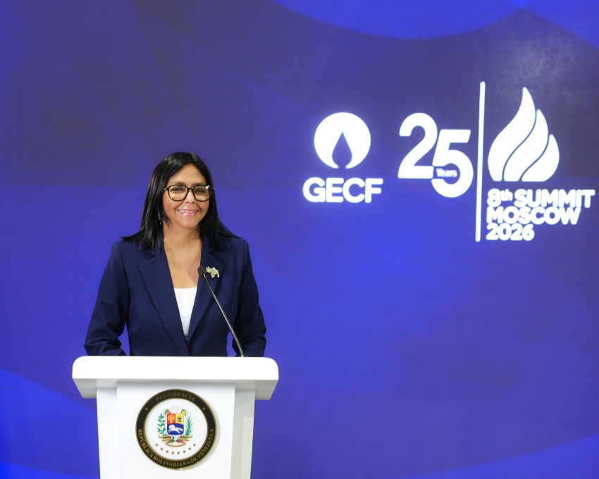 Presidenta Delcy Rodríguez participa en Foro de Países Exportadora de Gas