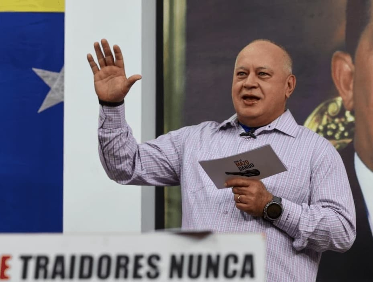 Diosdado Cabello anunció su participación en la marcha convocada en la ciudad de Caracas para este jueves