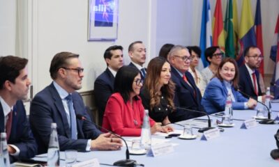Delcy Rodríguez visita sede de la Organización Internacional Ítalo-Latino Americana