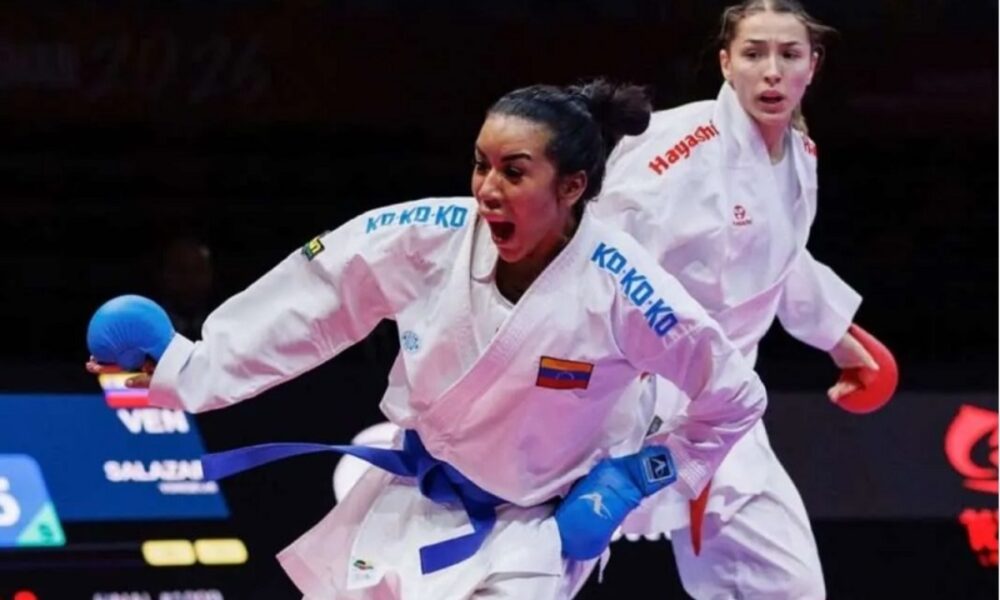 Yorgelis Salazar se alza con plata en el Torneo Internacional Karate One