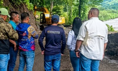 Gobernación de Portuguesa despliega maquinaria ante la emergencia por lluvias