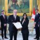 Mandataria recibe Cartas Credenciales de cuatro nuevos embajadores acreditados en el país