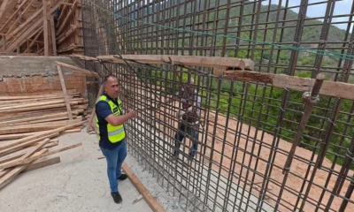 Avanza la construcción de un muro de contención para 1.500 familias en Caraballeda