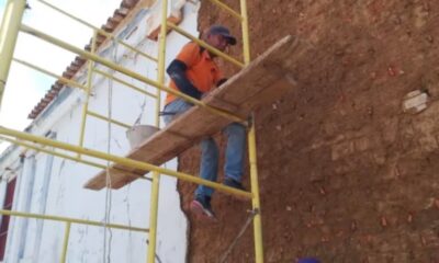 Continúan labores de restauración en los templos históricos de Falcón